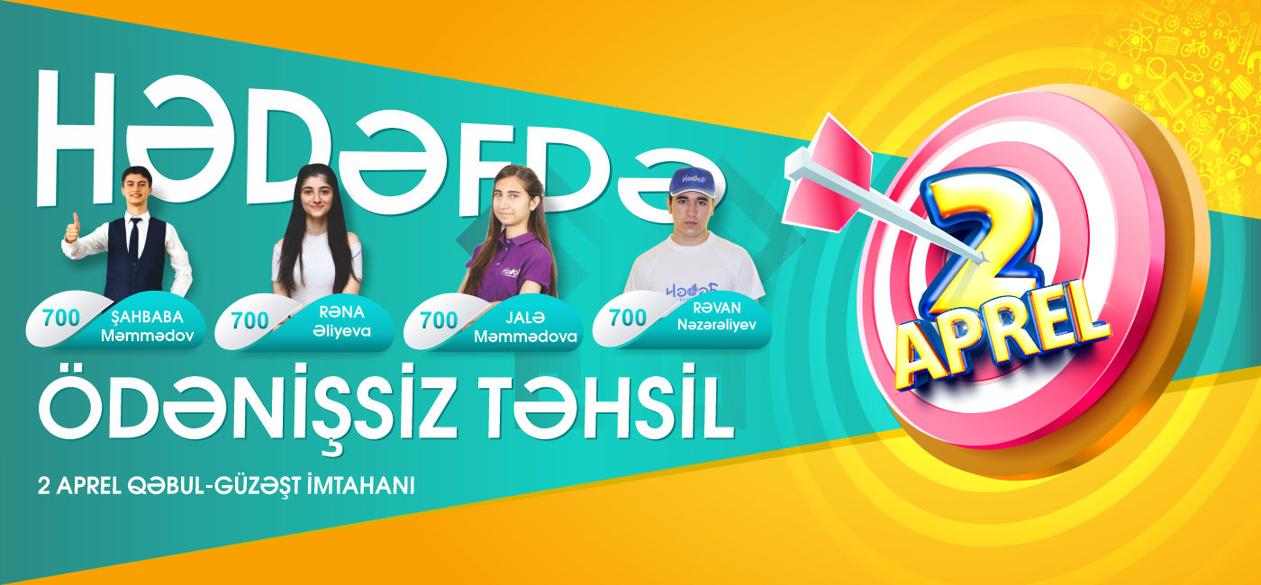 Hədəfdə ödənişsiz təhsil al!