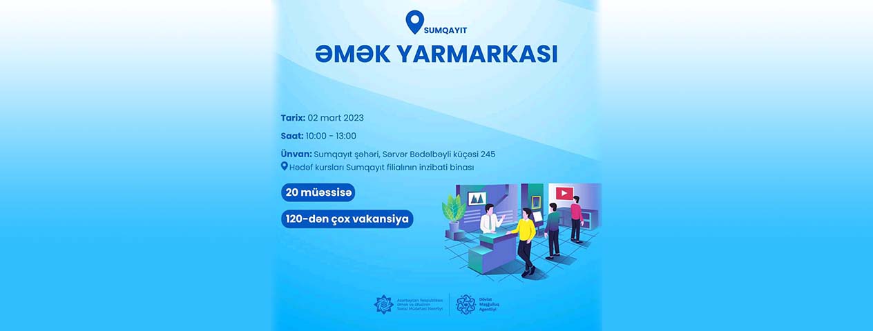 İşsiz və işaxtaran şəxslərin nəzərinə!